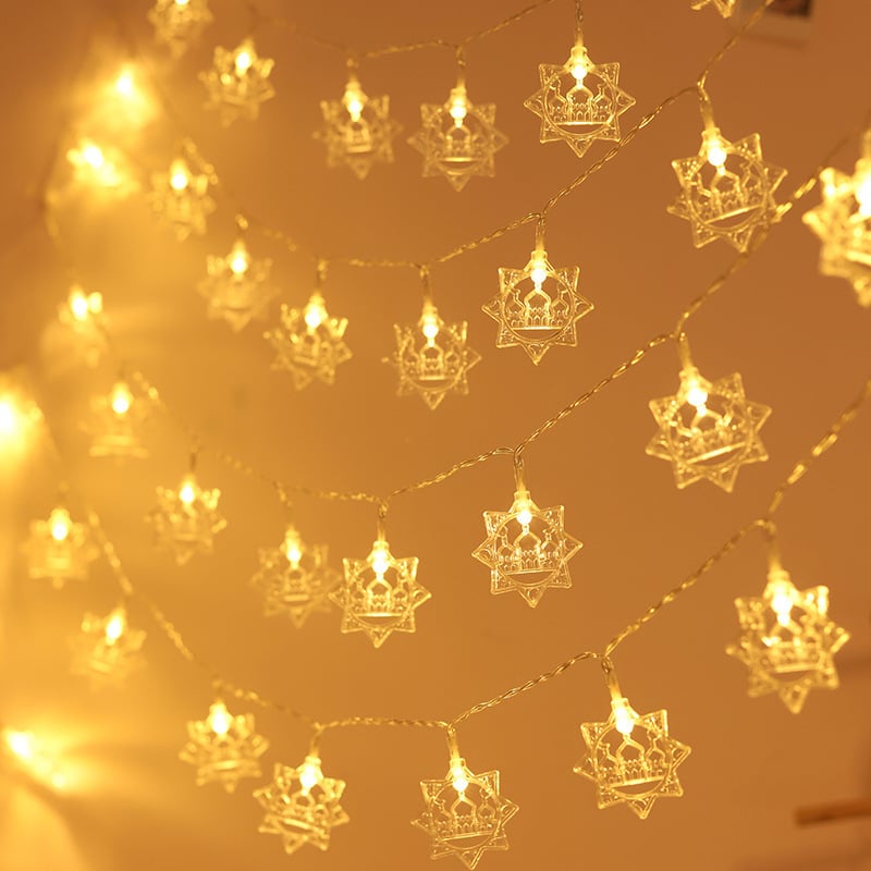 LED Moon Castle & Palace String Lights for Holiday Decor