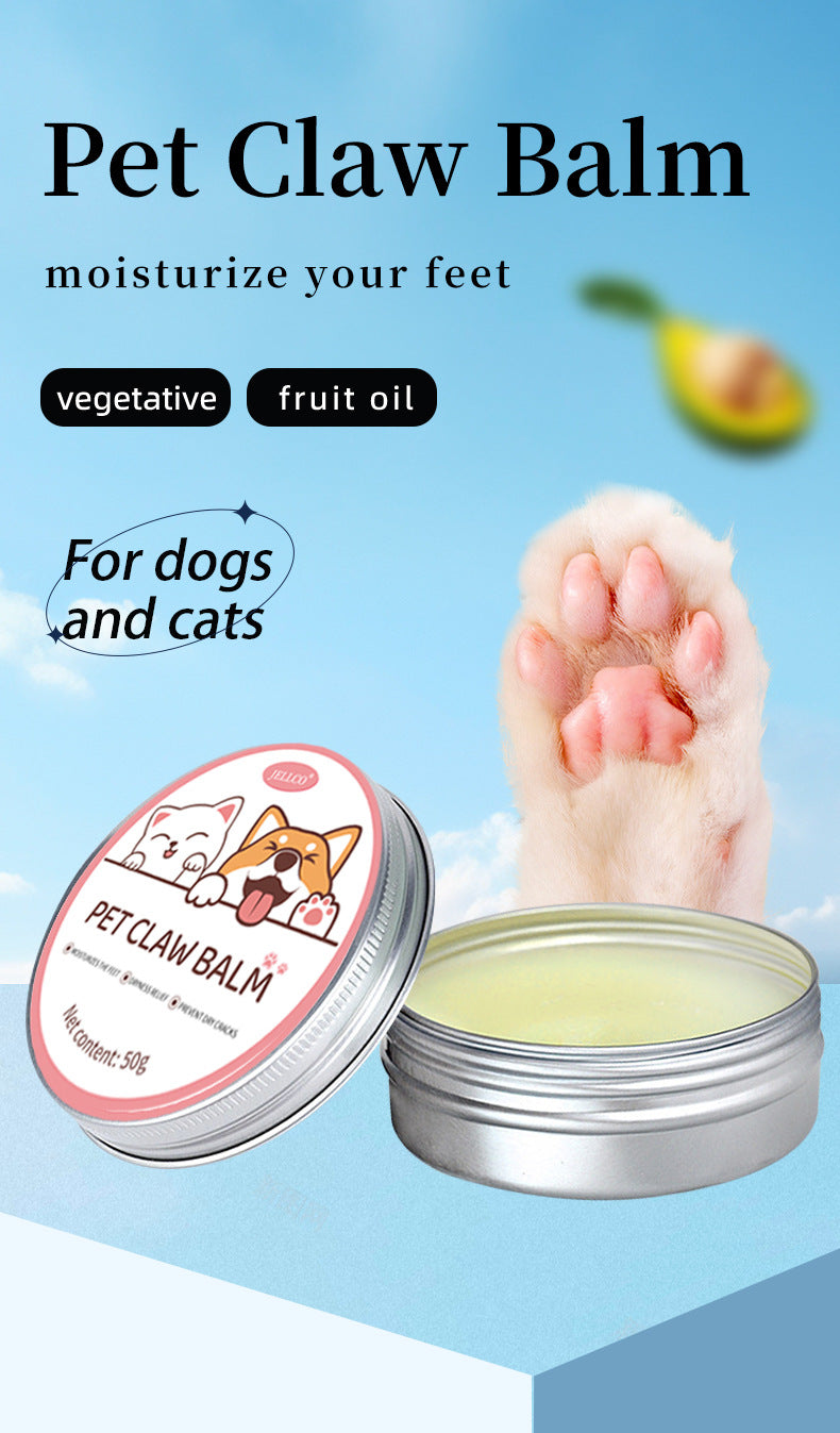 Dog Paw & Claw Care Cream 50g – Moisturising Balm for Cracked Pads