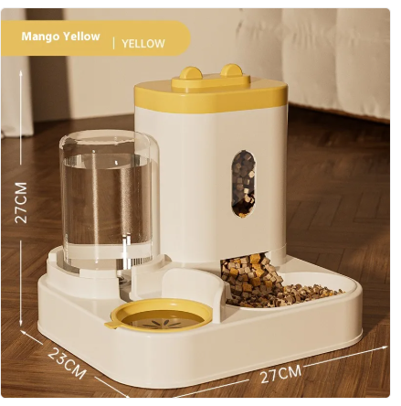 Automatic Pet Feeder & Water Dispenser – 2-in-1 Food & Water Bowl for Dogs & Cats