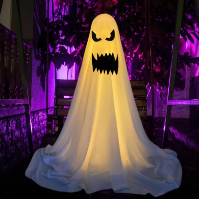 Halloween Ghost Hanging Decorations – 6 Designs, 2 Sizes