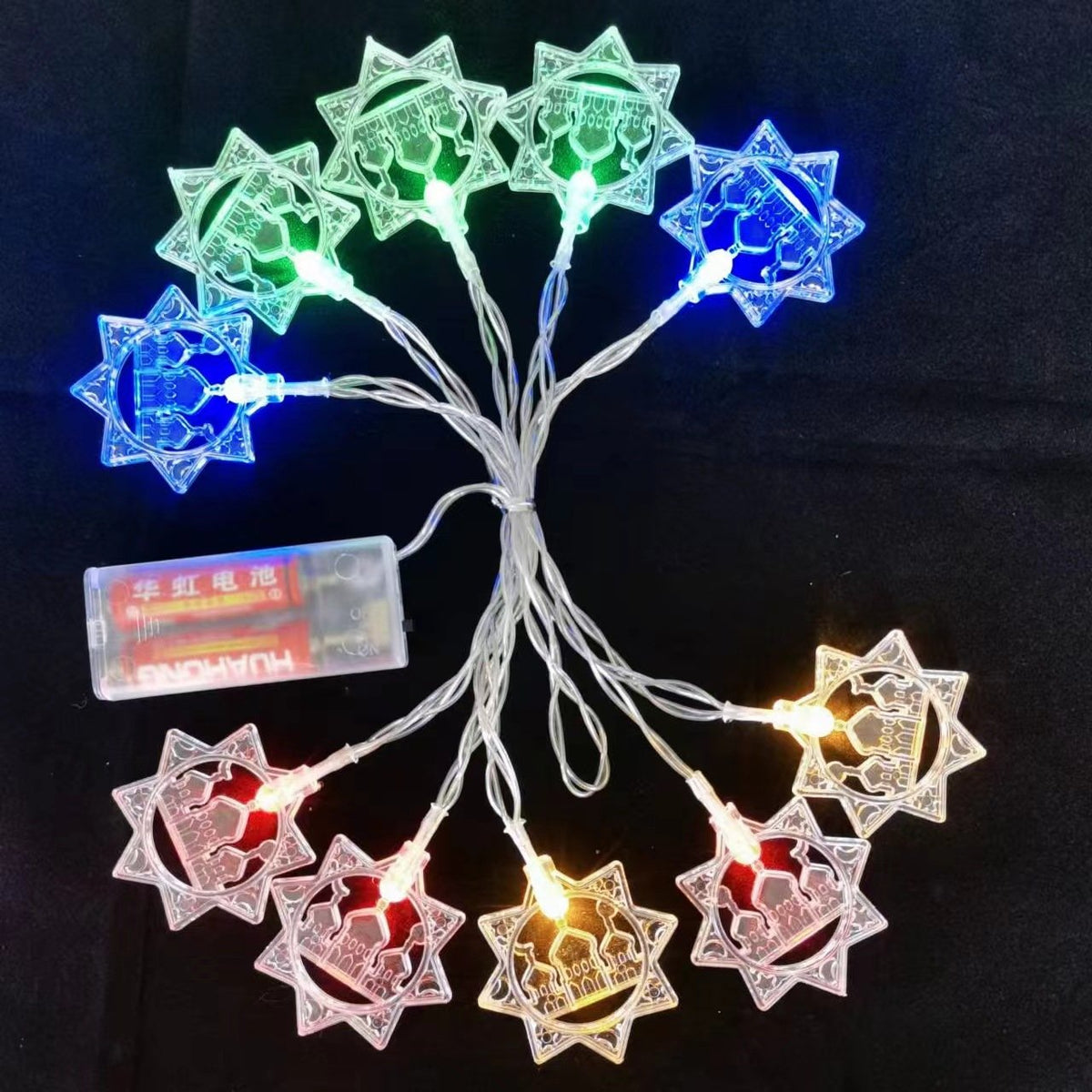 LED Moon Castle & Palace String Lights for Holiday Decor