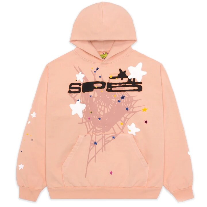 Spider Letter Print Hoodie – Bold Graphic Street-Style Sweatshirt