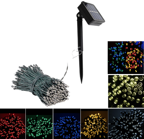 Solar LED Christmas Garden String Lights – IP44 Waterproof