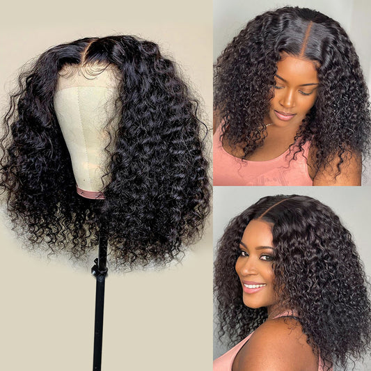 Jerry Curly Short Bob Human Hair Wig