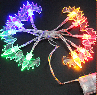 Halloween LED String Lights – Pumpkin, Ghost & Bat Designs