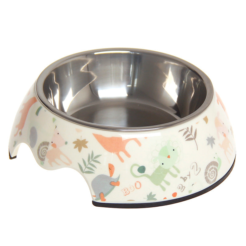 Non-Slip Stainless Steel Pet Bowl – Food & Water Bowl for Dogs & Cats