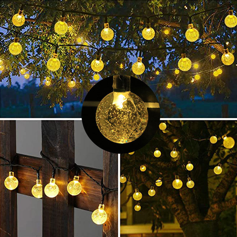 Solar LED Christmas Garden String Lights – IP44 Waterproof