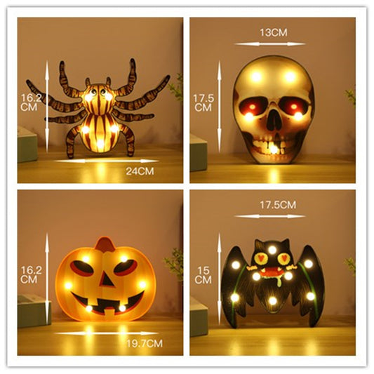Halloween LED Night Light – Pumpkin, Bat & Skull Designs