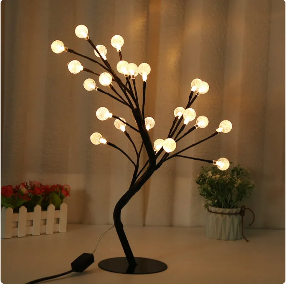 20-LED Twig String Lights for Home & Garden Decor