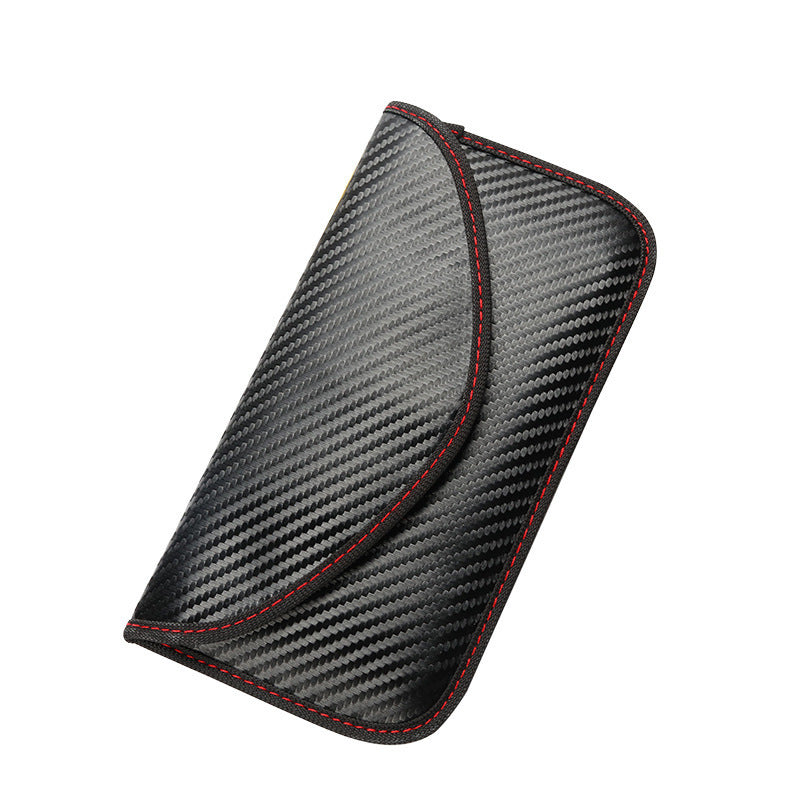RFID Signal Blocking Key Pouch – Carbon Fiber