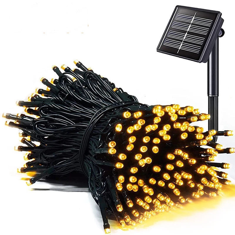 Solar LED Garden String Lights – 5M 20 White LEDs