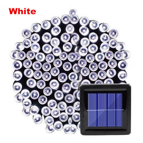 Solar LED Garden String Lights – 5M 20 White LEDs