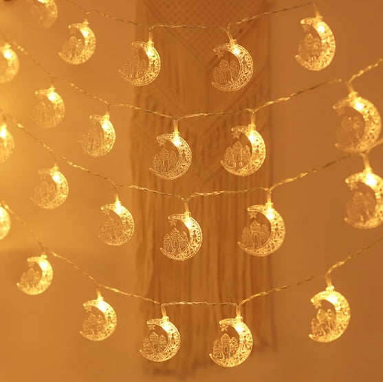 LED Moon Castle & Palace String Lights for Holiday Decor