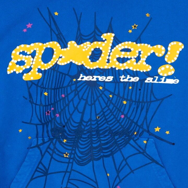 Spider Letter Print Hoodie – Bold Graphic Street-Style Sweatshirt