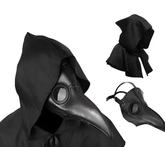 Halloween Plague Doctor Costume Beak – 2-Piece Set