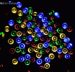 Solar LED Christmas Garden String Lights – IP44 Waterproof
