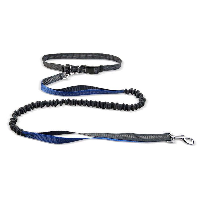 Hands-Free Dog Walking Belt with Shockproof Detachable Leash – 130cm