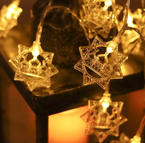 LED Moon Castle & Palace String Lights for Holiday Decor